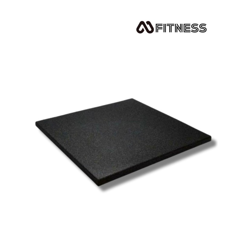 Mfitness Δάπεδο Οργάνων Γυμναστηρίου Μαύρο 100x100x1.5cm 1τμχ