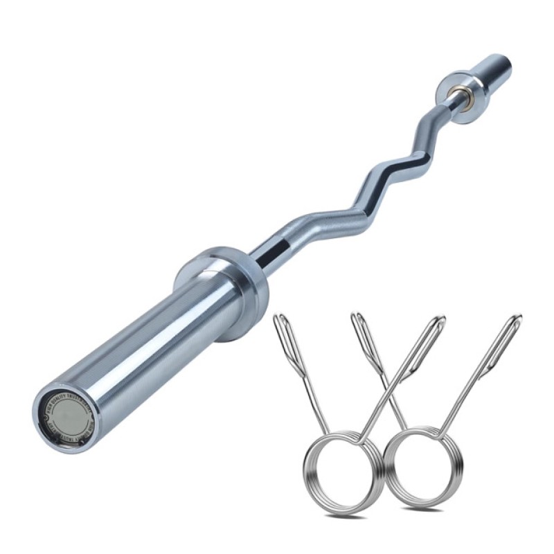 Mfitness ​Στραβόμπαρα Φ50mm 6.5kg Μήκους 120cm με Κολάρα