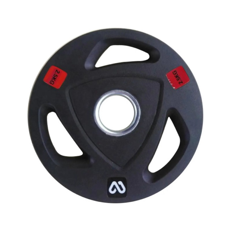 Mfitness Δίσκος Ολυμπιακού Τύπου Λαστιχένιος 1 x 2,5kg Φ50mm με Λαβές