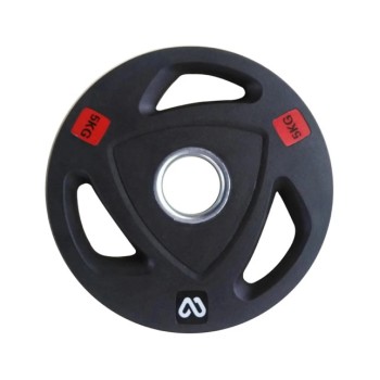 Mfitness Δίσκος Ολυμπιακού Τύπου Λαστιχένιος 1 x 5kg Φ50mm με Λαβές