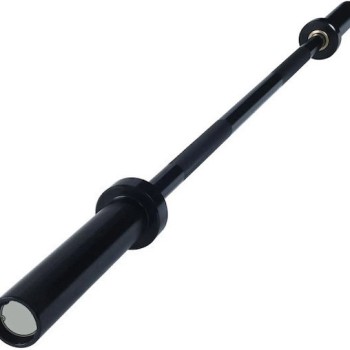 Mfitness Ίσια Μπάρα Ολυμπιακού Τύπου Μαύρη Φ50 20kg Μήκους 220cm με Κολάρα
