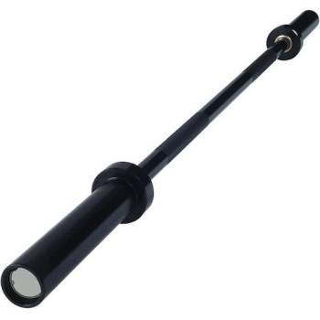 Mfitness Ίσια Μπάρα Ολυμπιακού Τύπου Μαύρη Φ50 20kg Μήκους 220cm με Κολάρα
