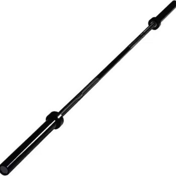 Mfitness Ίσια Μπάρα Ολυμπιακού Τύπου Μαύρη Φ50 20kg Μήκους 220cm με Κολάρα